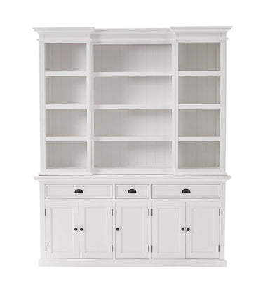 Kitchen Hutch Cabinet with 5 Doors 3 Drawers Buffet NovaSolo